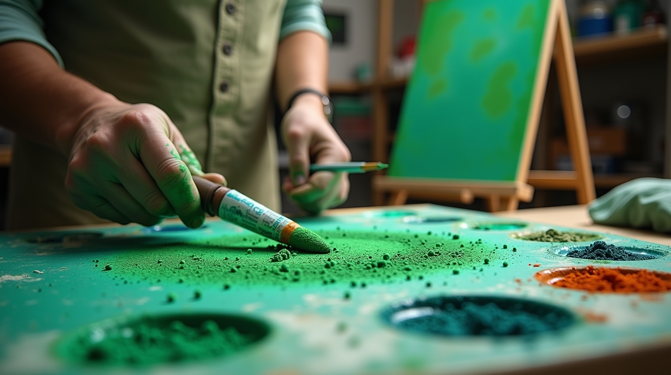 Comment faire la couleur vert Menthe en peinture